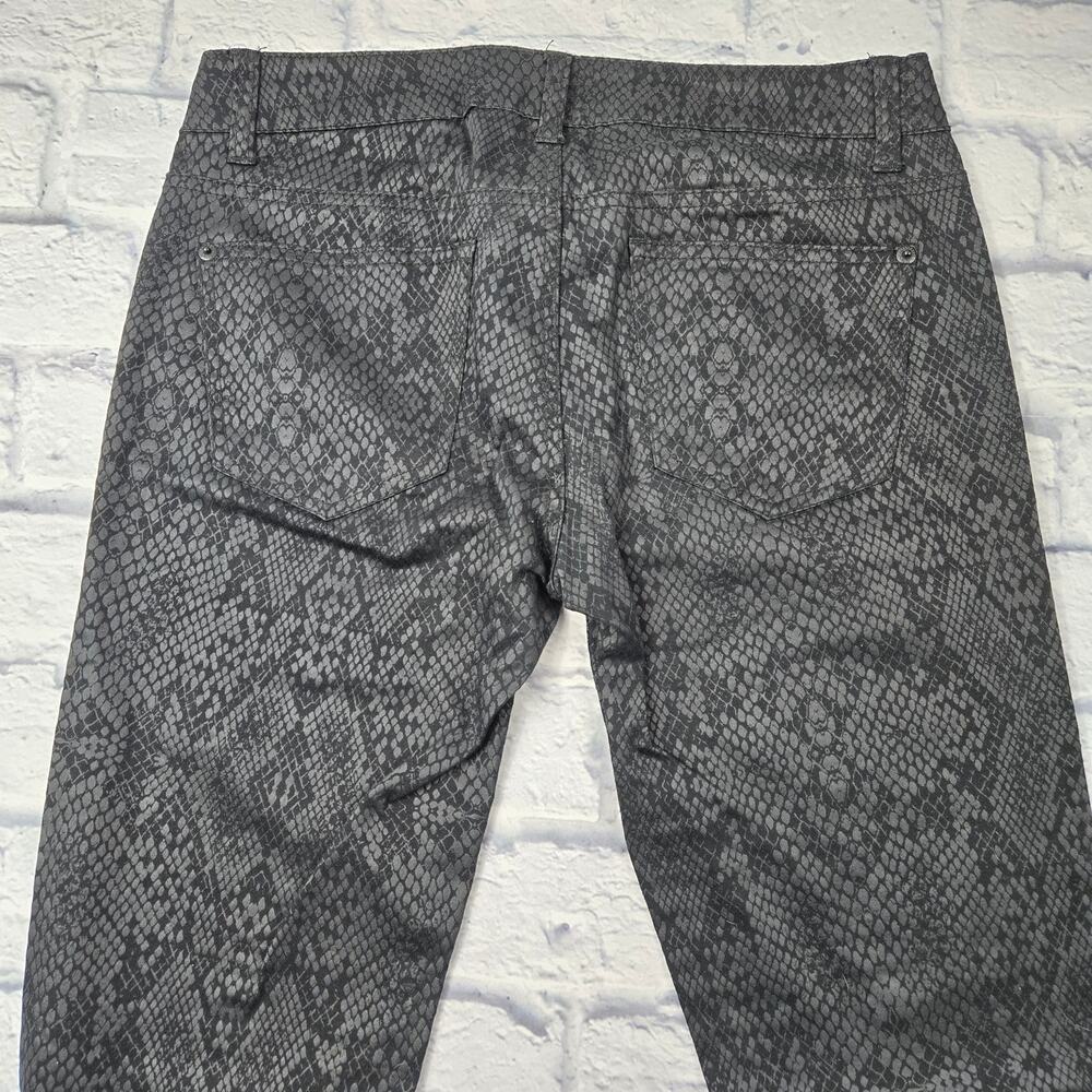 Celebrity Pink Original Denim Jeans Black Snakeskin Mobwife Print Skinny size 5 - Picture 10 of 16